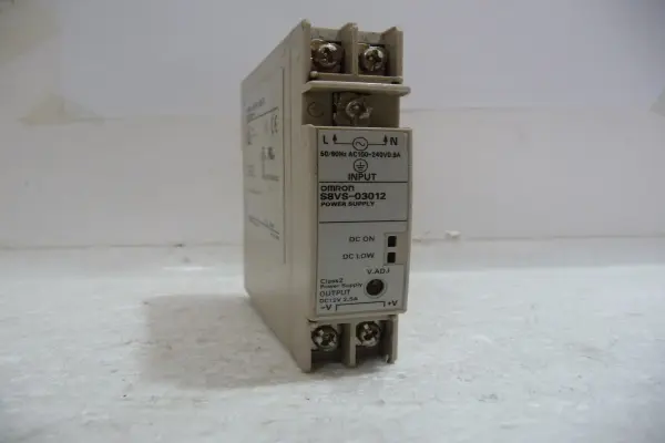 Power Supply, S8VS-03012, 100~ 240 VAC, 12 VDC, Omron